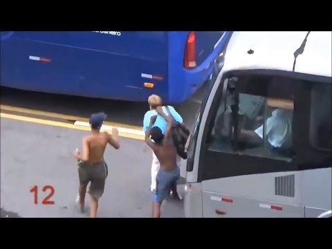 kids stealing on the streets of Rio de Janeiro, Brazil, Brasil, Olympic Games city