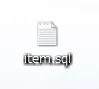item.sql