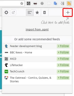 add to feed