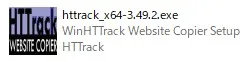 httrackインストーラー