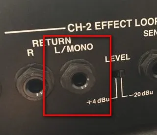 JC-120のリターン端子