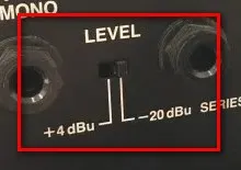 LEVELスイッチ