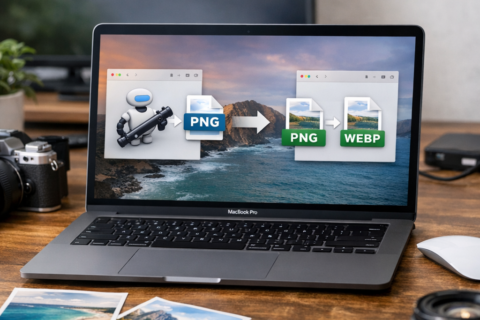 【Mac】PNGをWebPに一括変換する方法！右クリックだけで複数画像をまとめて変換