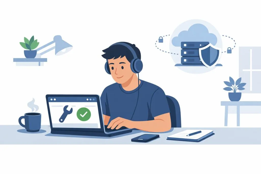 本番サイトを残したままローカル環境で安全にテストするイメージ